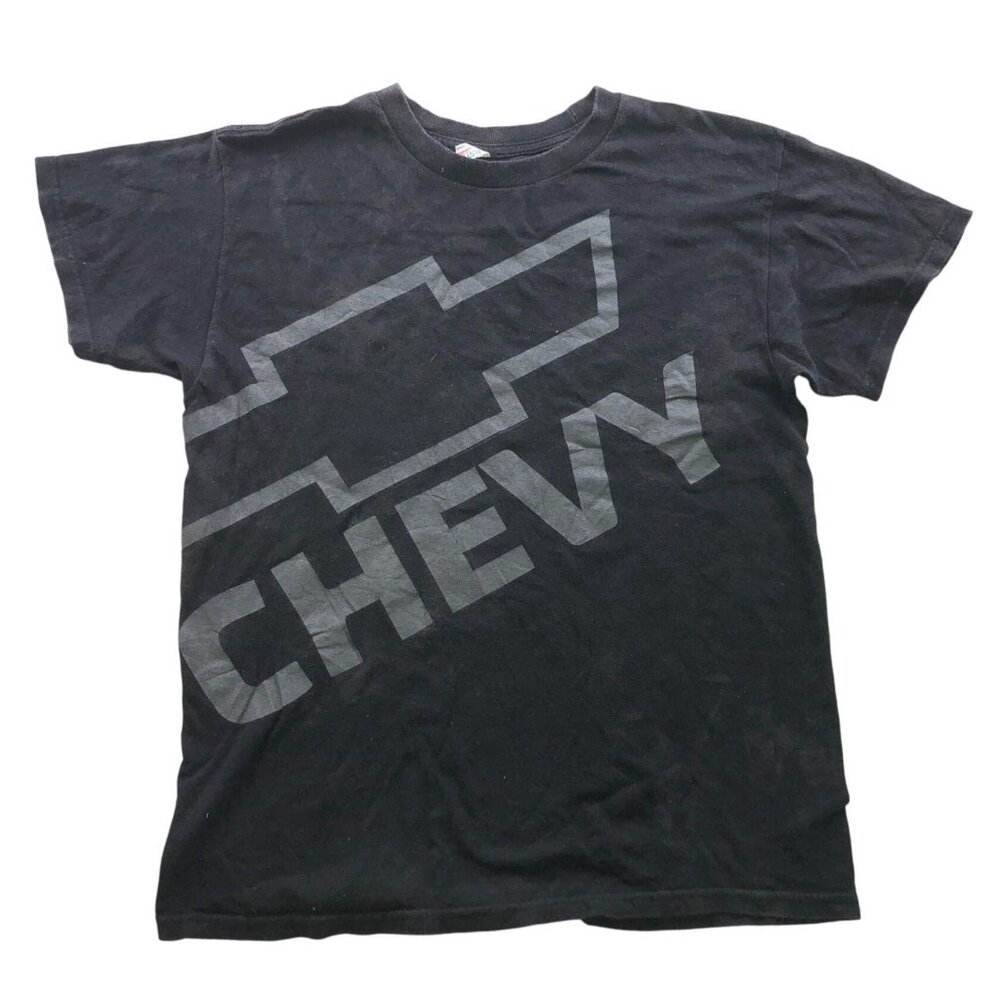 Chevy Graphic Tee Men's Medium Black Crew Neck Short Sleeve